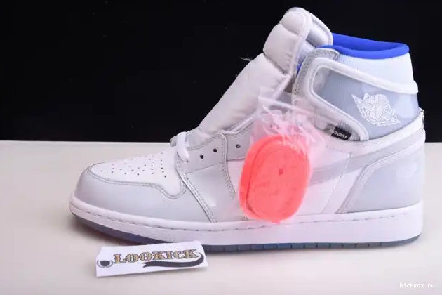 Cheap Kickmax 1 Air CK6637-104 Racer High White Jordan Zoom Blue Retro 0413